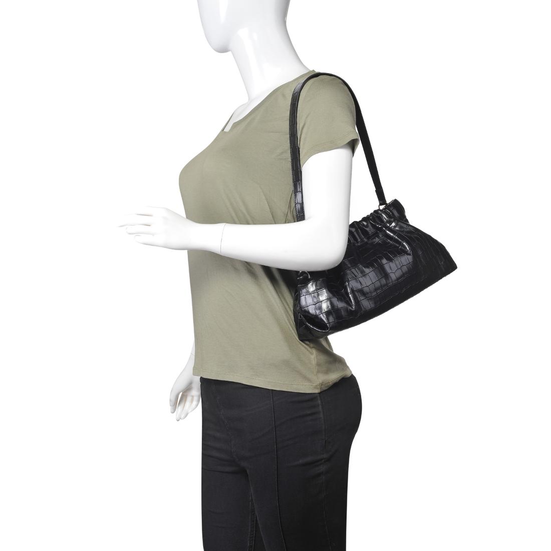 Product Image of Moda Luxe Monroe Shoulder Bag 842017140023 View 5 | Black