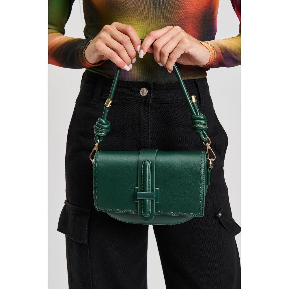 Woman wearing Emerald Sol and Selene Norah Crossbody 842017133667 View 1 | Emerald