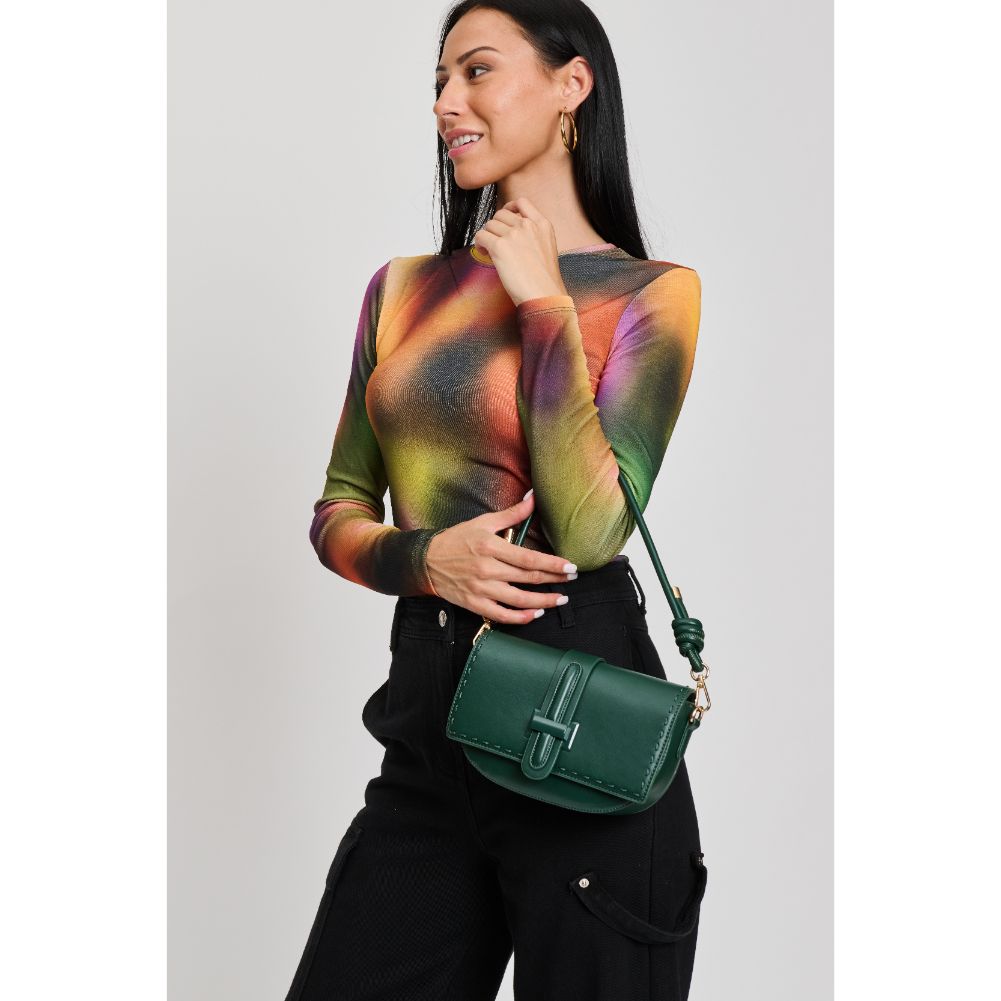 Woman wearing Emerald Sol and Selene Norah Crossbody 842017133667 View 2 | Emerald