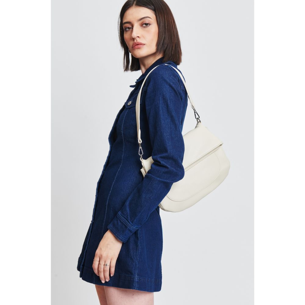 Woman wearing Ivory Sol and Selene Blake Crossbody 842017132677 View 3 | Ivory