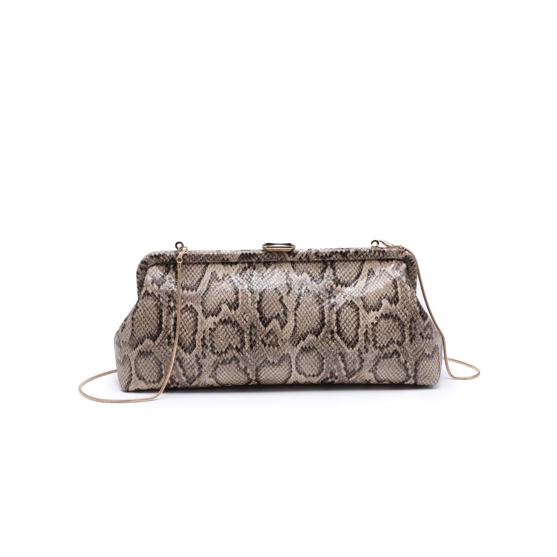 Moda Luxe Veronica Clutch 842017143475 View 1 | Natural