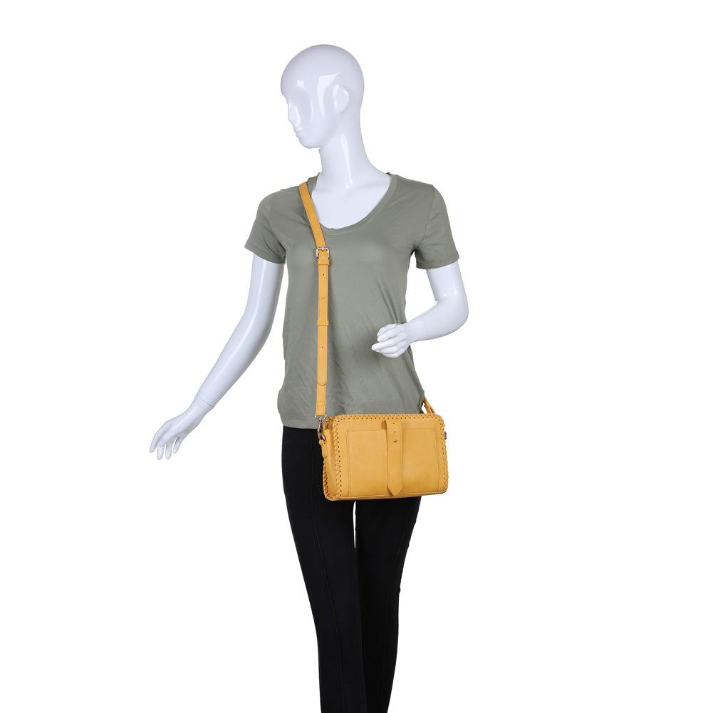 Product Image of Moda Luxe Andy Crossbody 842017119609 View 5 | Mustard