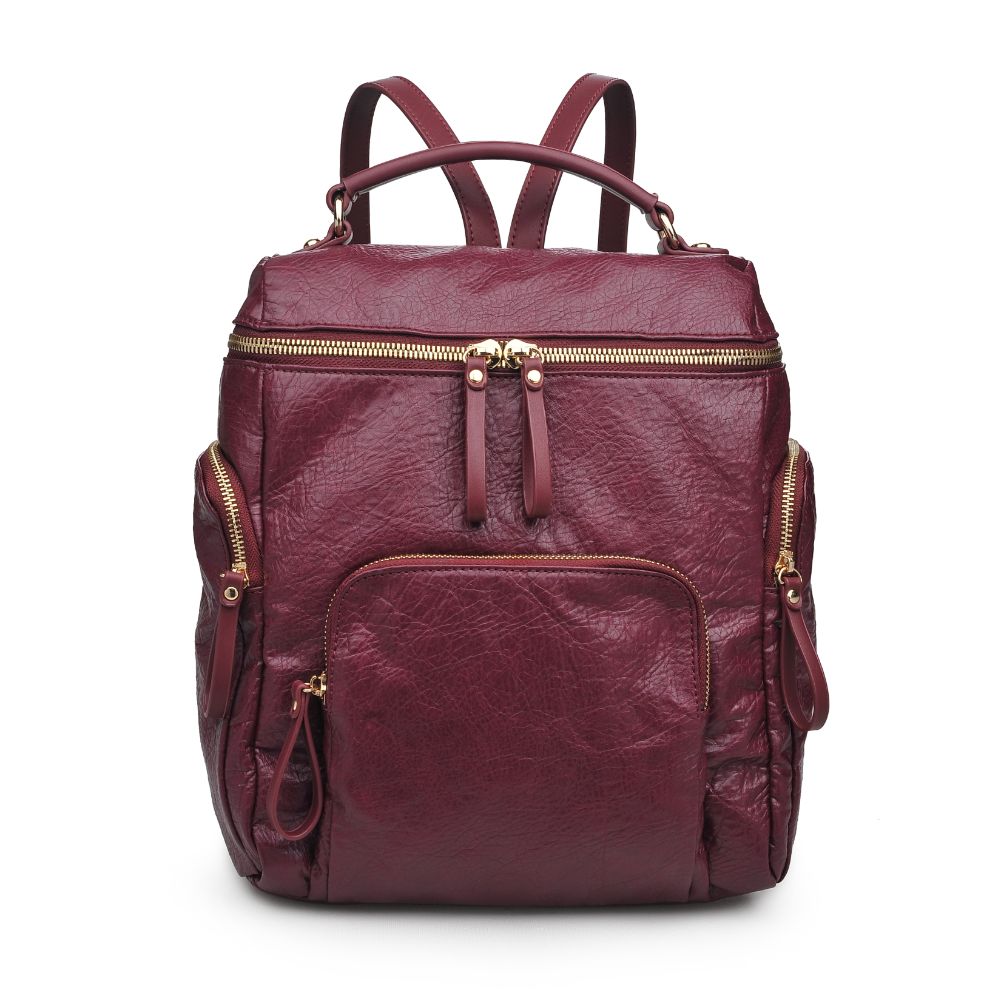 Product Image of Moda Luxe Sahara Backpack 842017122982 View 1 | Wine