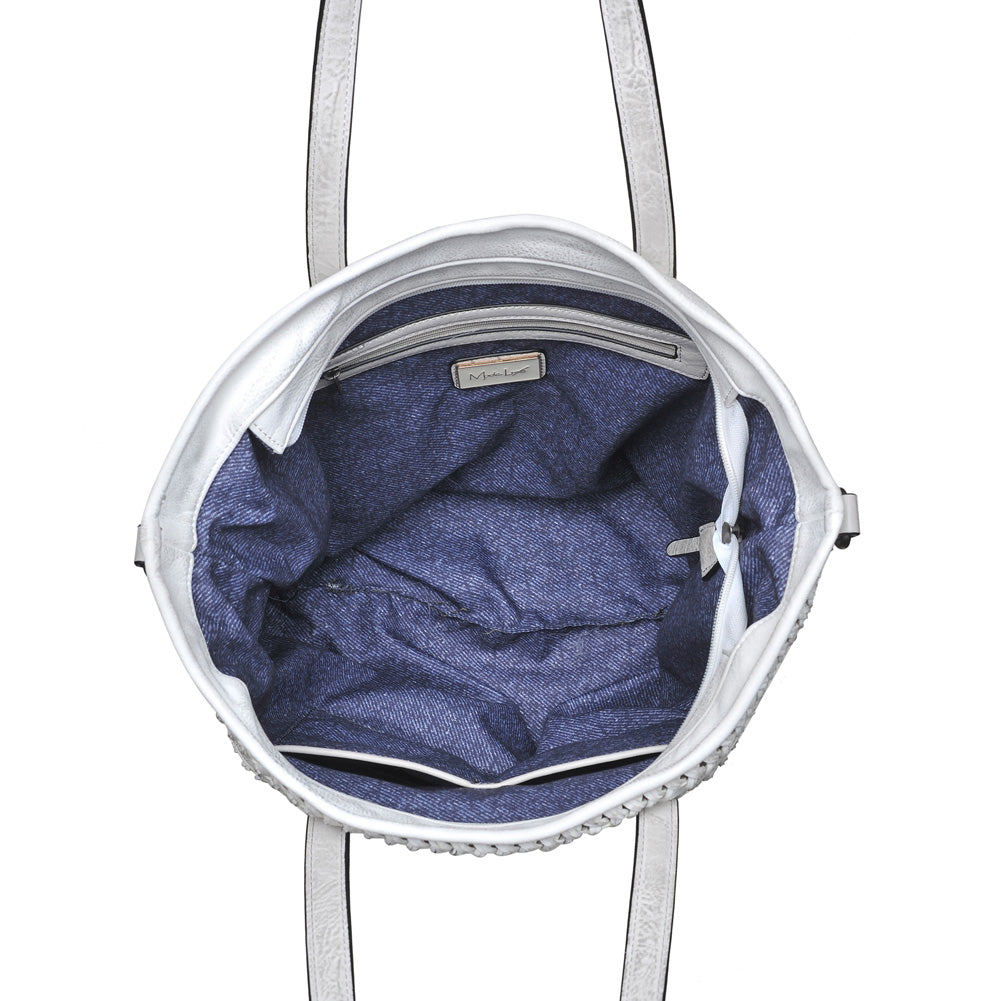 Product Image of Moda Luxe Magdelena Tote 842017113836 View 4 | White