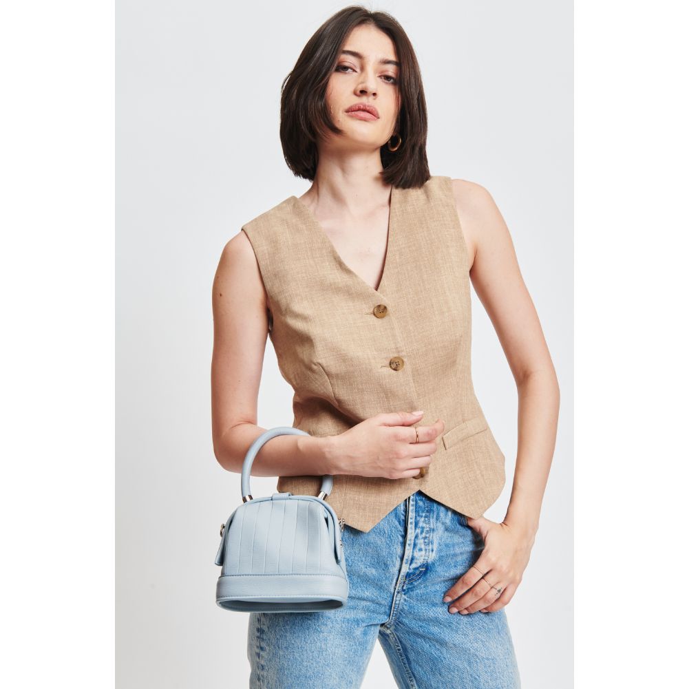 Woman wearing Sky Blue Sol and Selene Charmaine Crossbody 842017131304 View 1 | Sky Blue