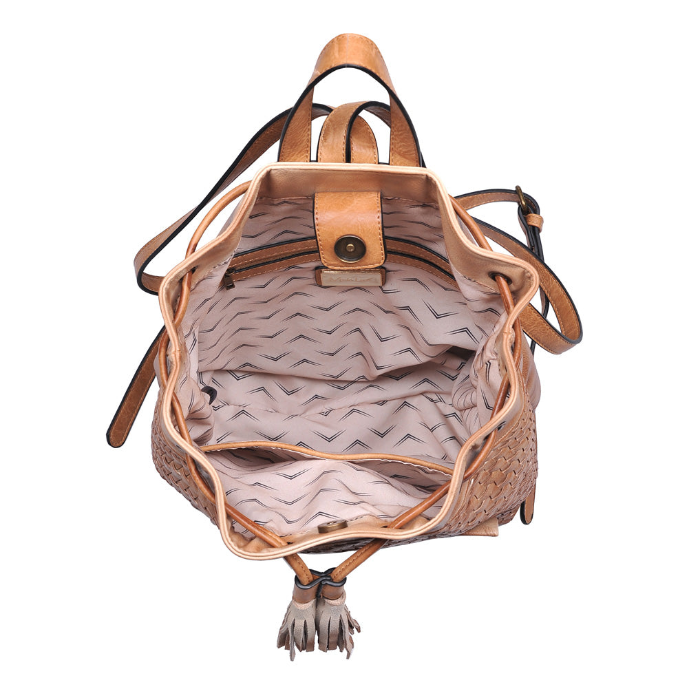 Product Image of Moda Luxe Maria Backpack 842017118374 View 4 | Tan