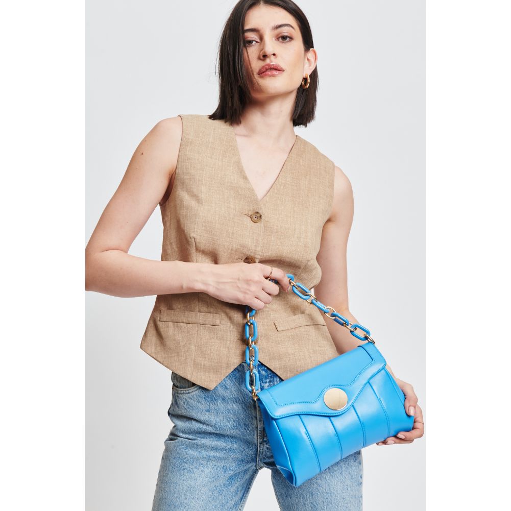 Woman wearing Ocean Moda Luxe Larisa Crossbody 842017131380 View 2 | Ocean