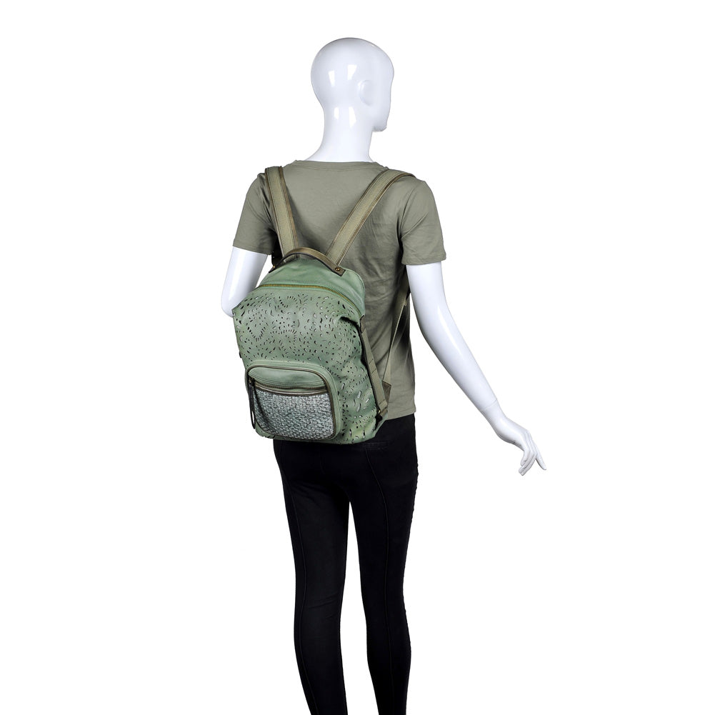 Product Image of Moda Luxe Summer Backpack 842017114031 View 5 | Sage