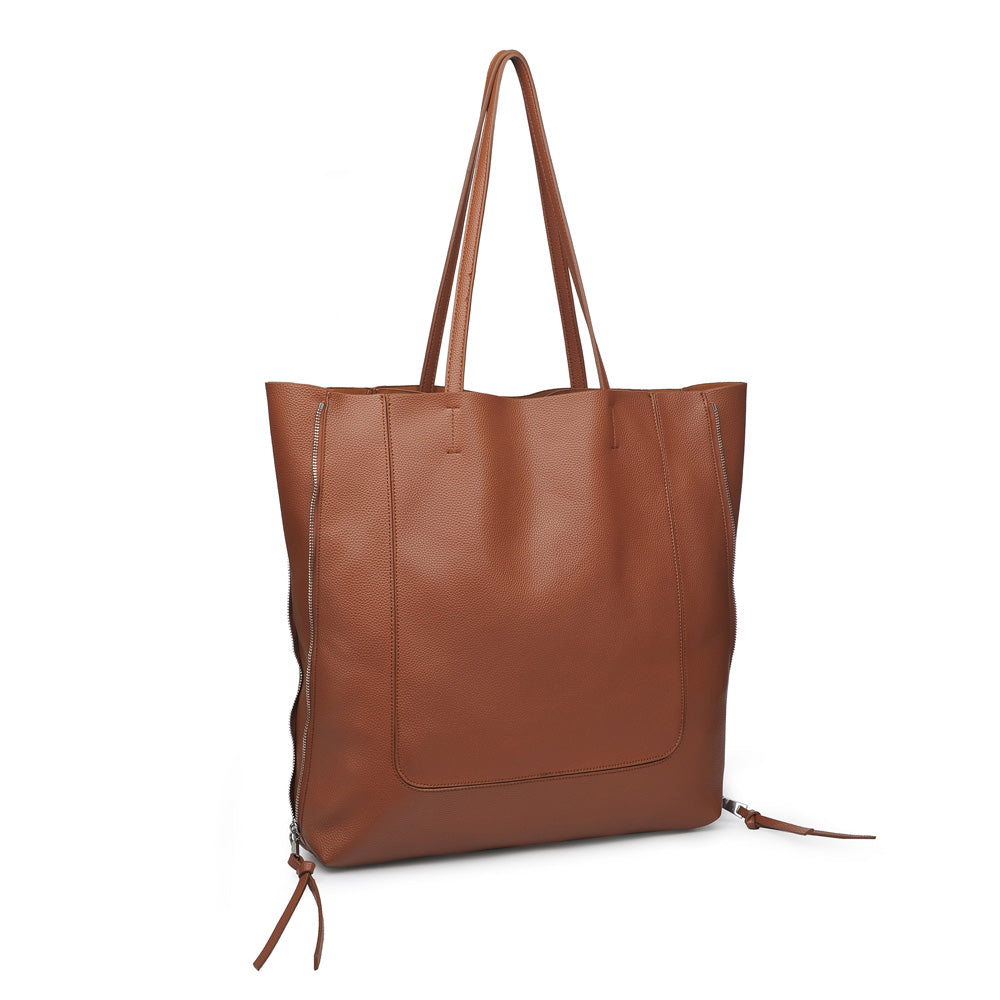 Product Image of Moda Luxe Beck Tote 842017122647 View 6 | Cognac