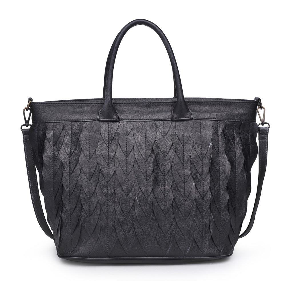 Product Image of Moda Luxe Rosa Satchel 842017119272 View 1 | Black