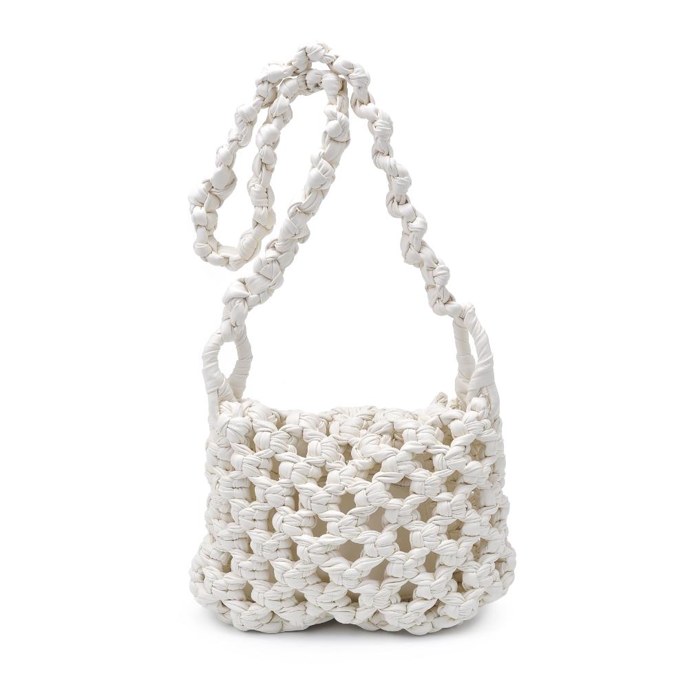 Woman wearing White Moda Luxe Fashique Crossbody 842017135449 View 7 | White