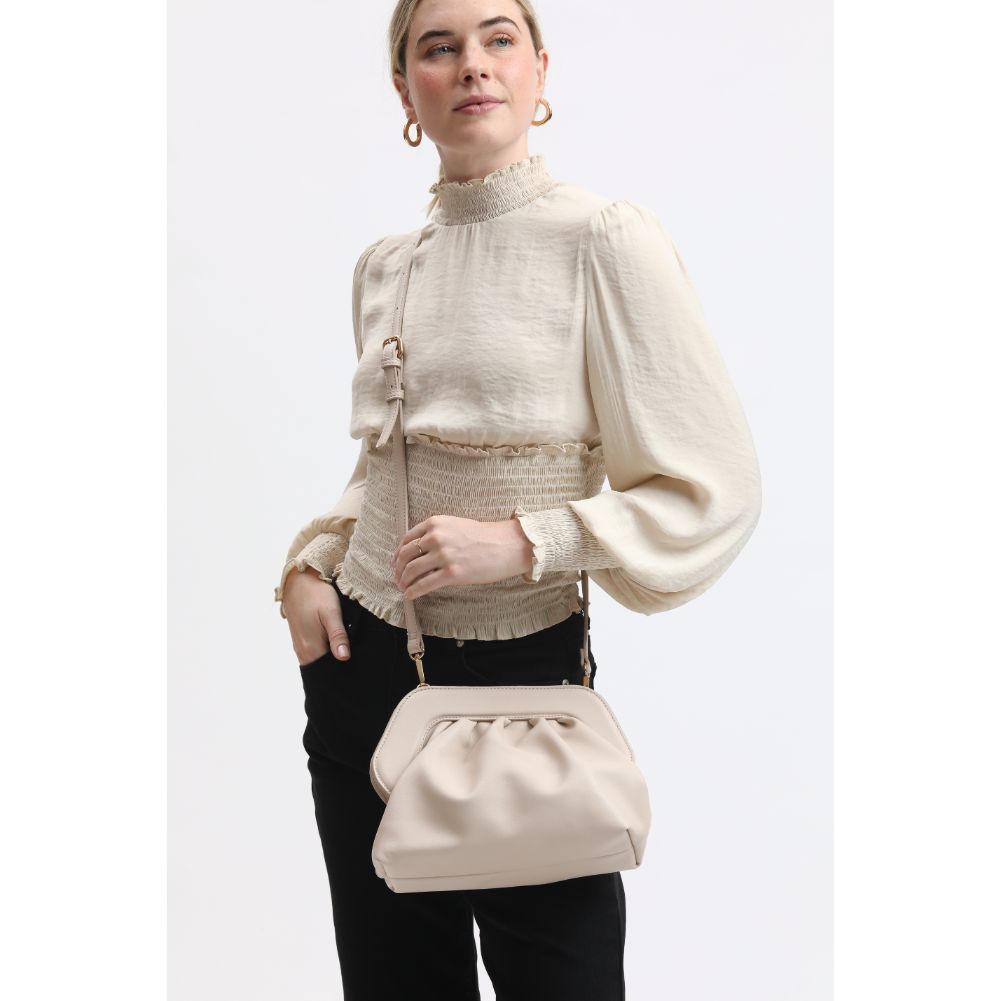 Woman wearing Ivory Sol and Selene Charlotte Crossbody 842017134114 View 1 | Ivory