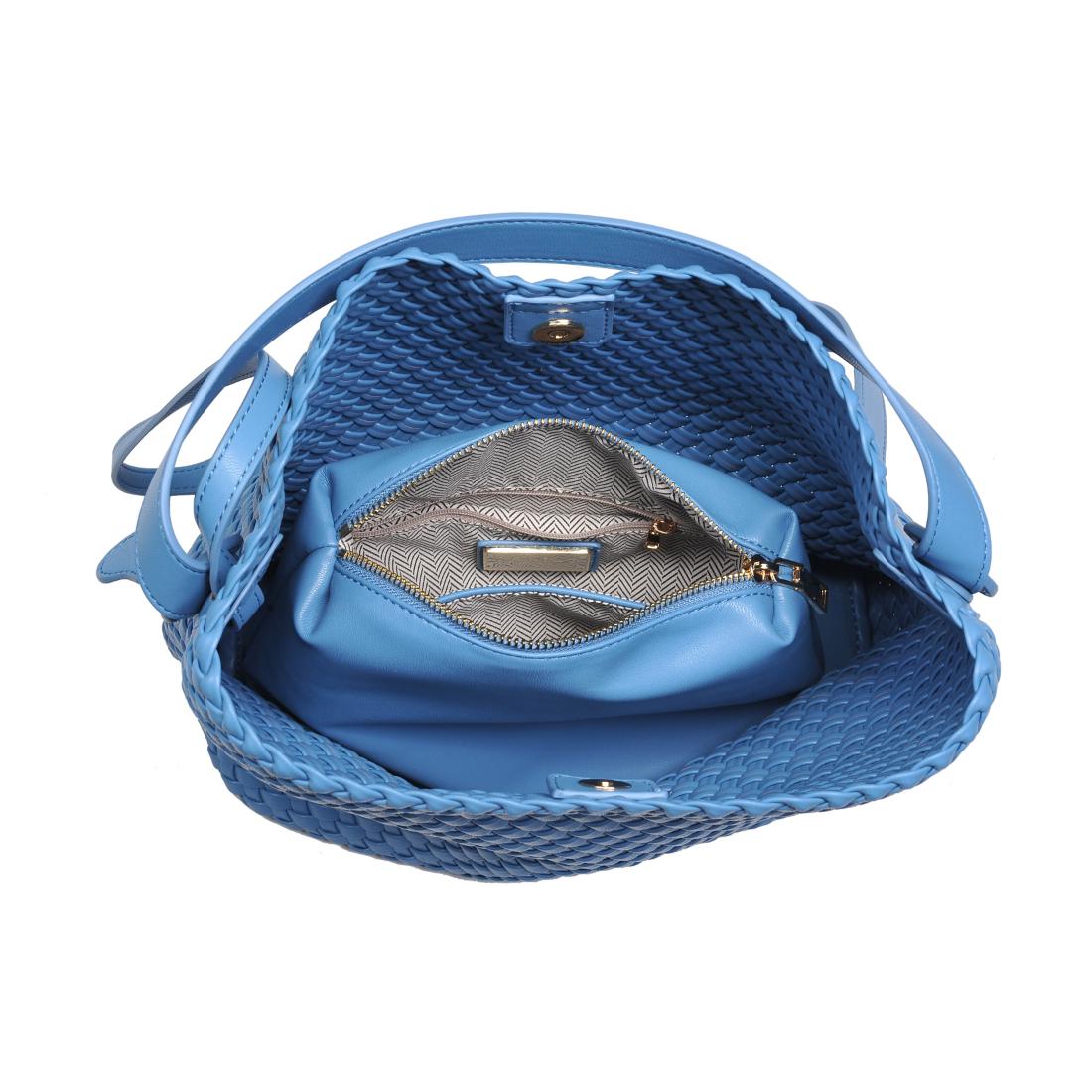 Woman wearing Denim Moda Luxe Edith Hobo 842017137498 View 9 | Denim