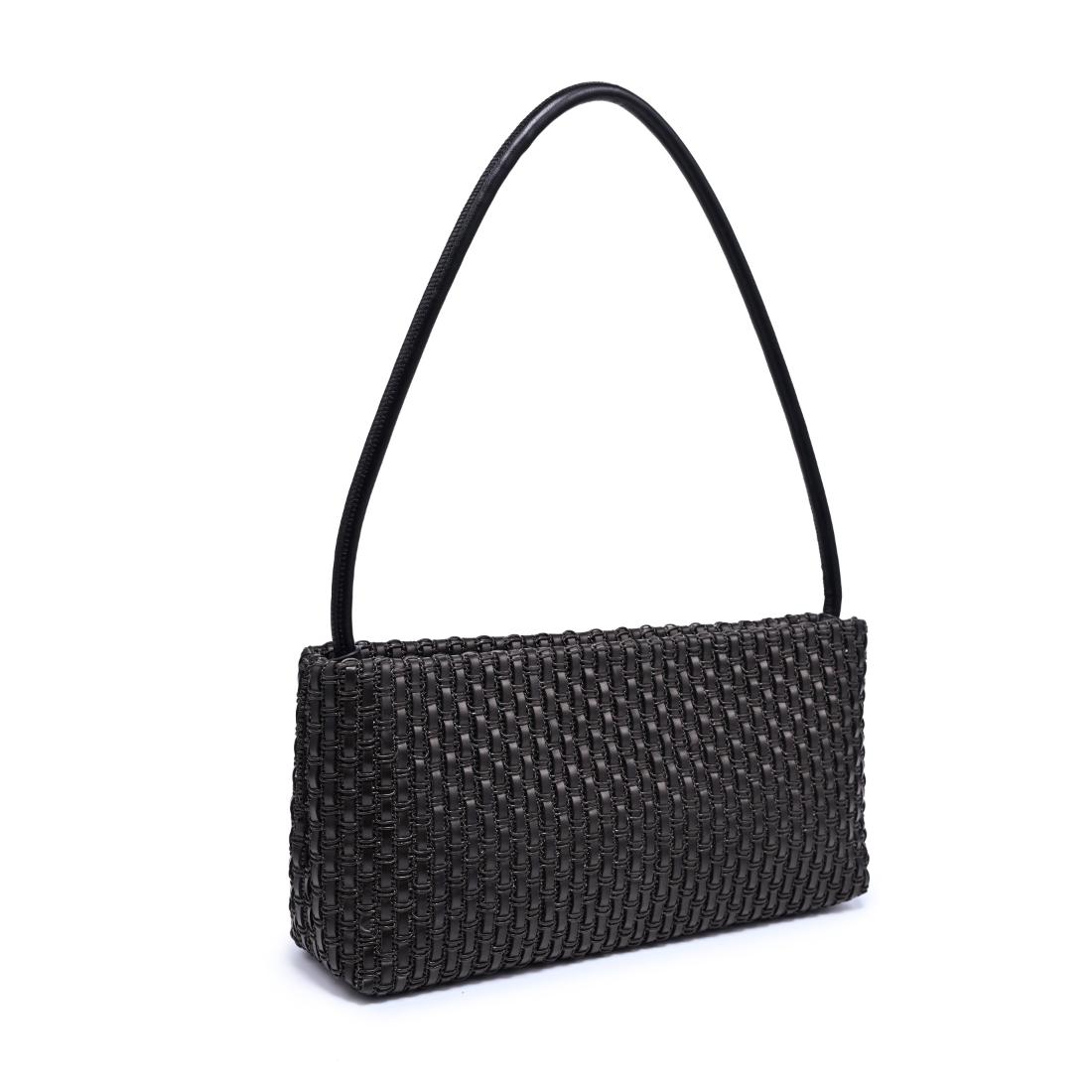 Woman wearing Black Moda Luxe Lucy Shoulder Bag 842017140337 View 6 | Black