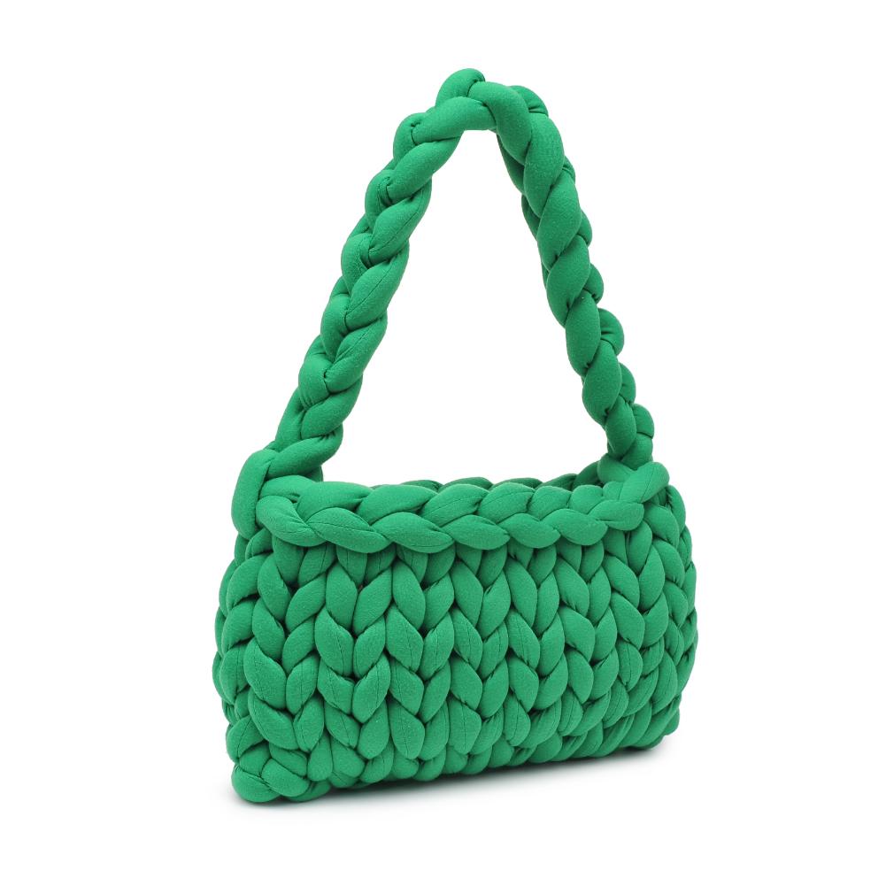 Woman wearing Kelly Green Moda Luxe Trendelle Hobo 842017134954 View 6 | Kelly Green