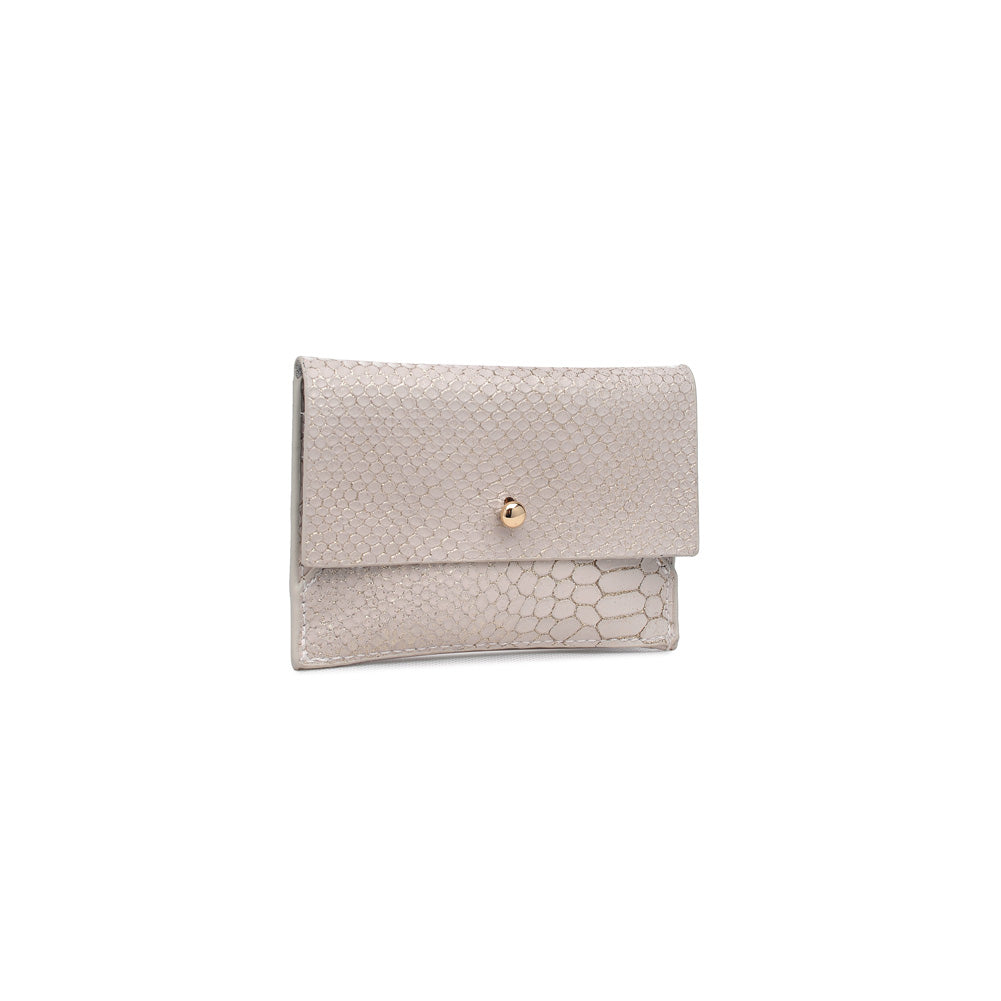 Product Image of Moda Luxe Elle Python Wallet 842017119883 View 2 | Cream