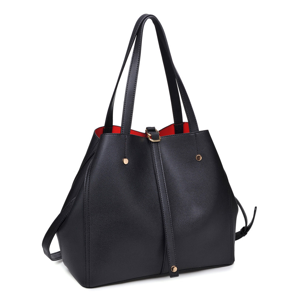 Product Image of Moda Luxe Josephine Satchel 842017116851 View 2 | Black