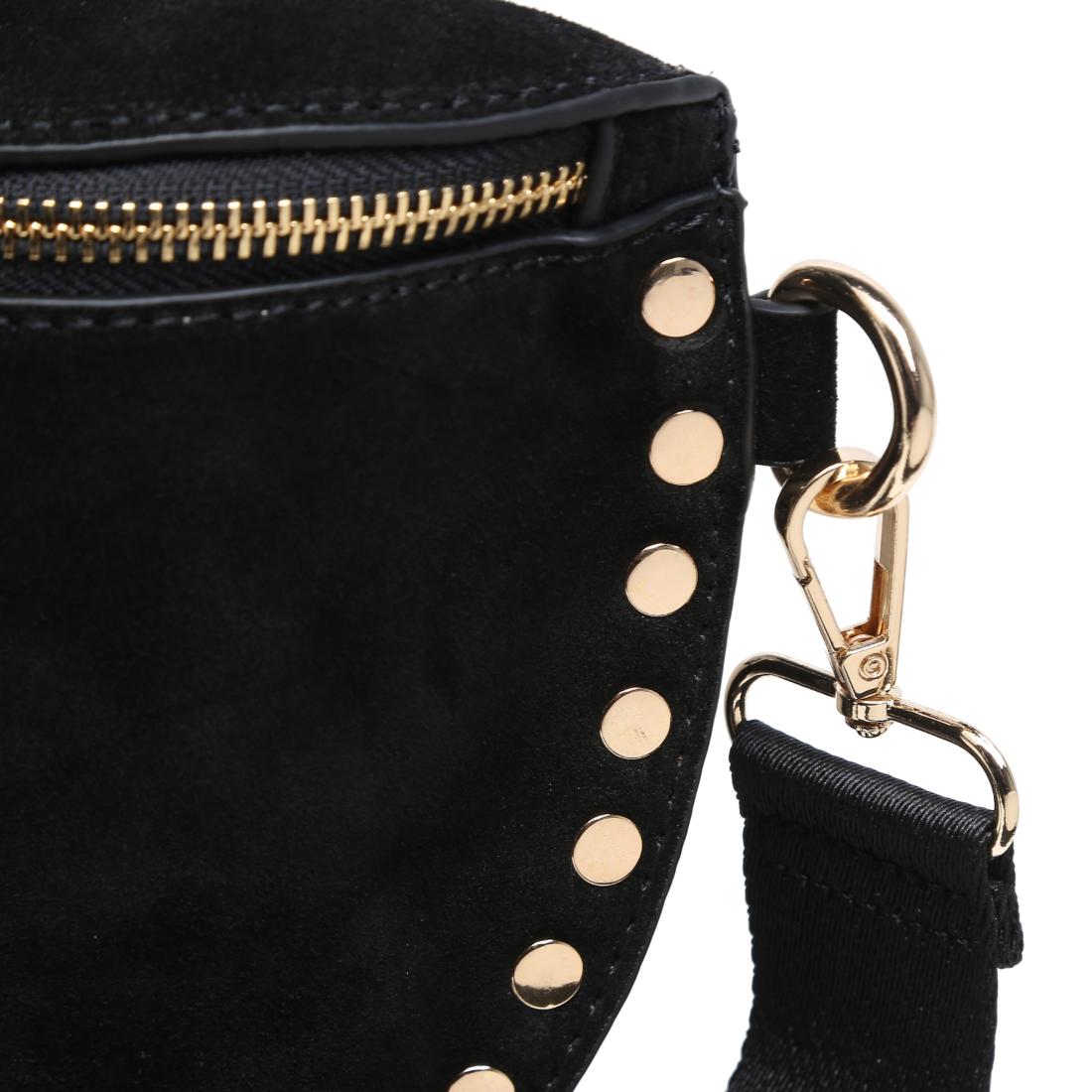 Moda Luxe Gizelle-Suede Belt Bag 842017139706 View 8 | Black