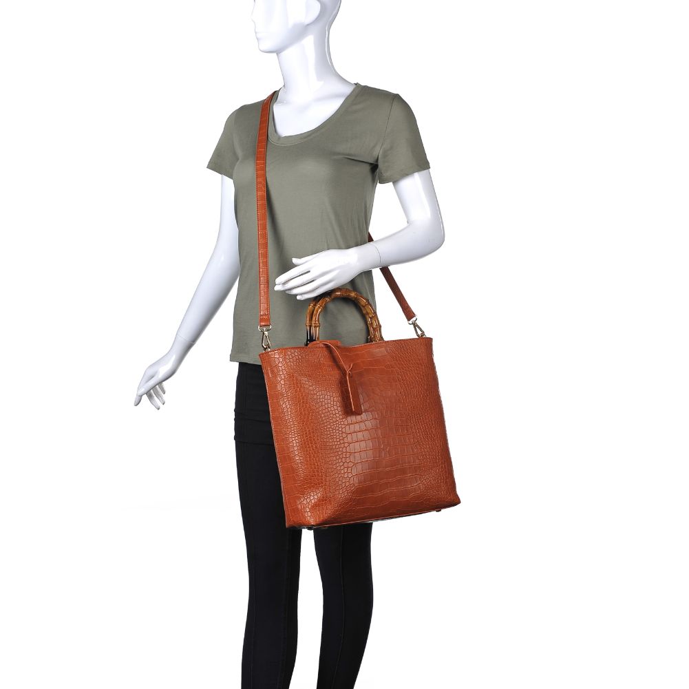 Product Image of Moda Luxe Tessa Tote 842017124955 View 5 | Tan