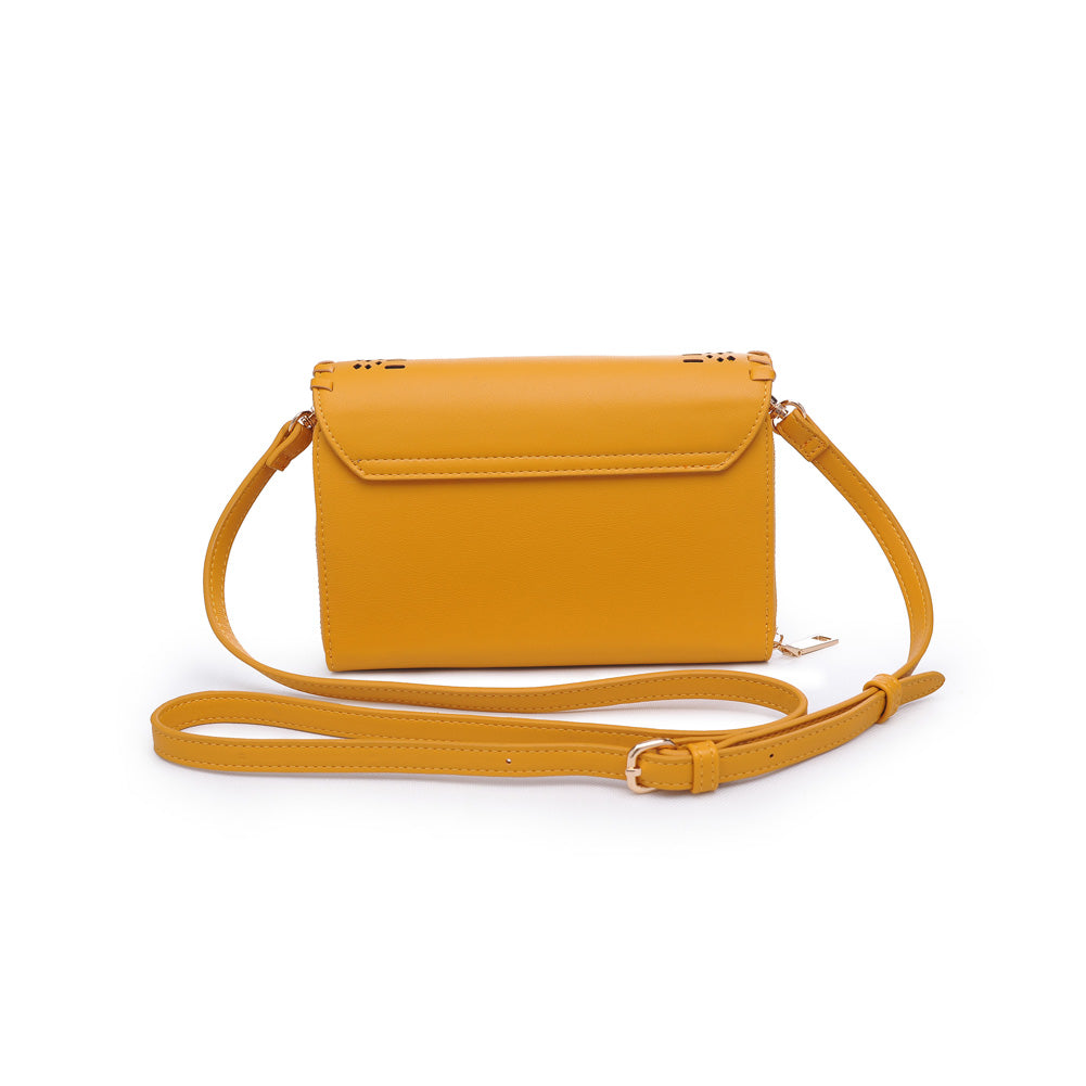 Product Image of Moda Luxe Dottie Crossbody 842017118565 View 3 | Mustard
