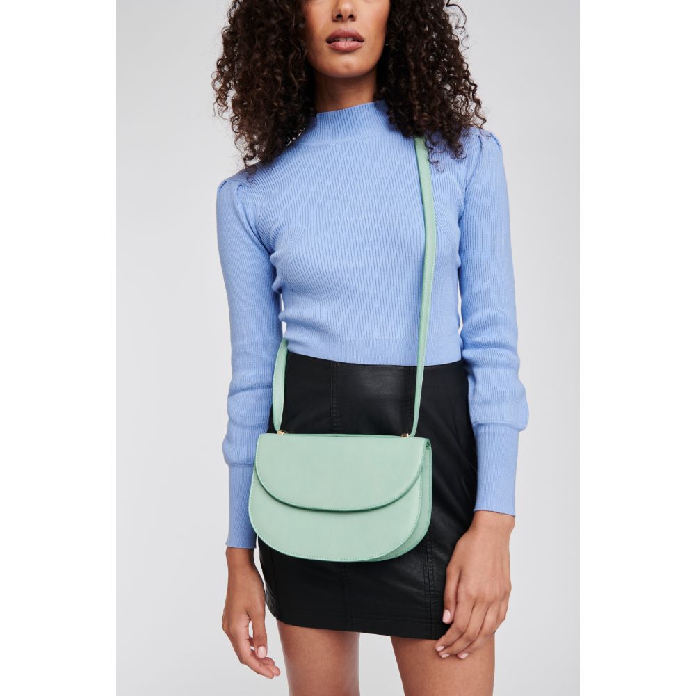 Woman wearing Mint Moda Luxe Roux Crossbody 842017113324 View 1 | Mint