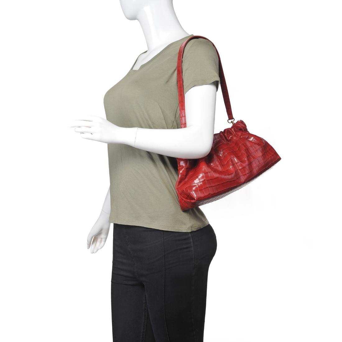 Product Image of Moda Luxe Monroe Shoulder Bag 842017140054 View 5 | Burgundy