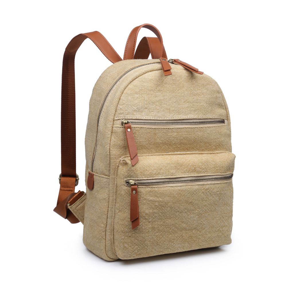 Product Image of Moda Luxe Panama Backpack 842017124528 View 2 | Natural