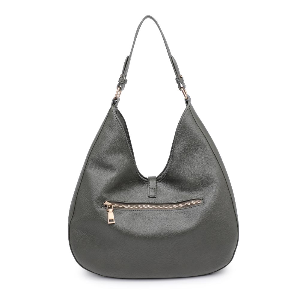 Woman wearing Forest Moda Luxe Oliva Hobo 842017136156 View 7 | Forest