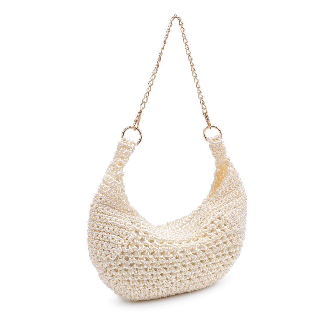 Product Image of Moda Luxe Soraya Shoulder Bag 842017137917 View 7 | Ivory