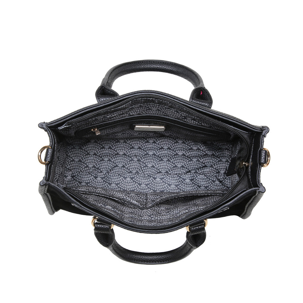 Product Image of Moda Luxe Bridgette Satchel 842017119654 View 4 | Black