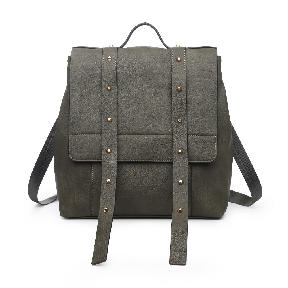 Product Image of Moda Luxe India Backpack 842017122845 View 1 | Olive