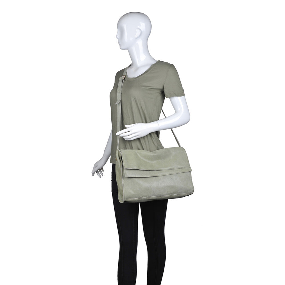 Product Image of Moda Luxe Ashley Messenger 842017115434 View 5 | Olive