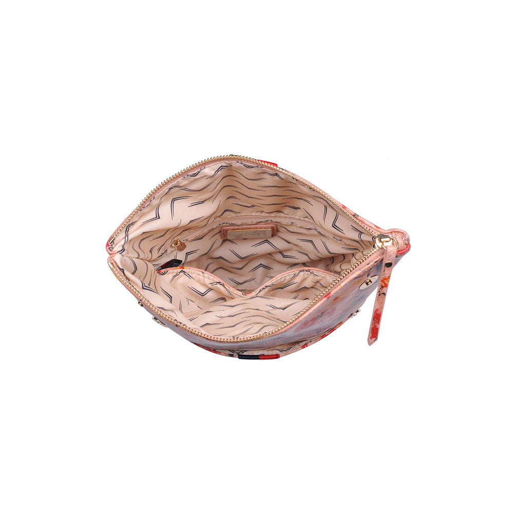 Product Image of Sol and Selene Jules Print Clutch 842017119425 View 8 | Blush