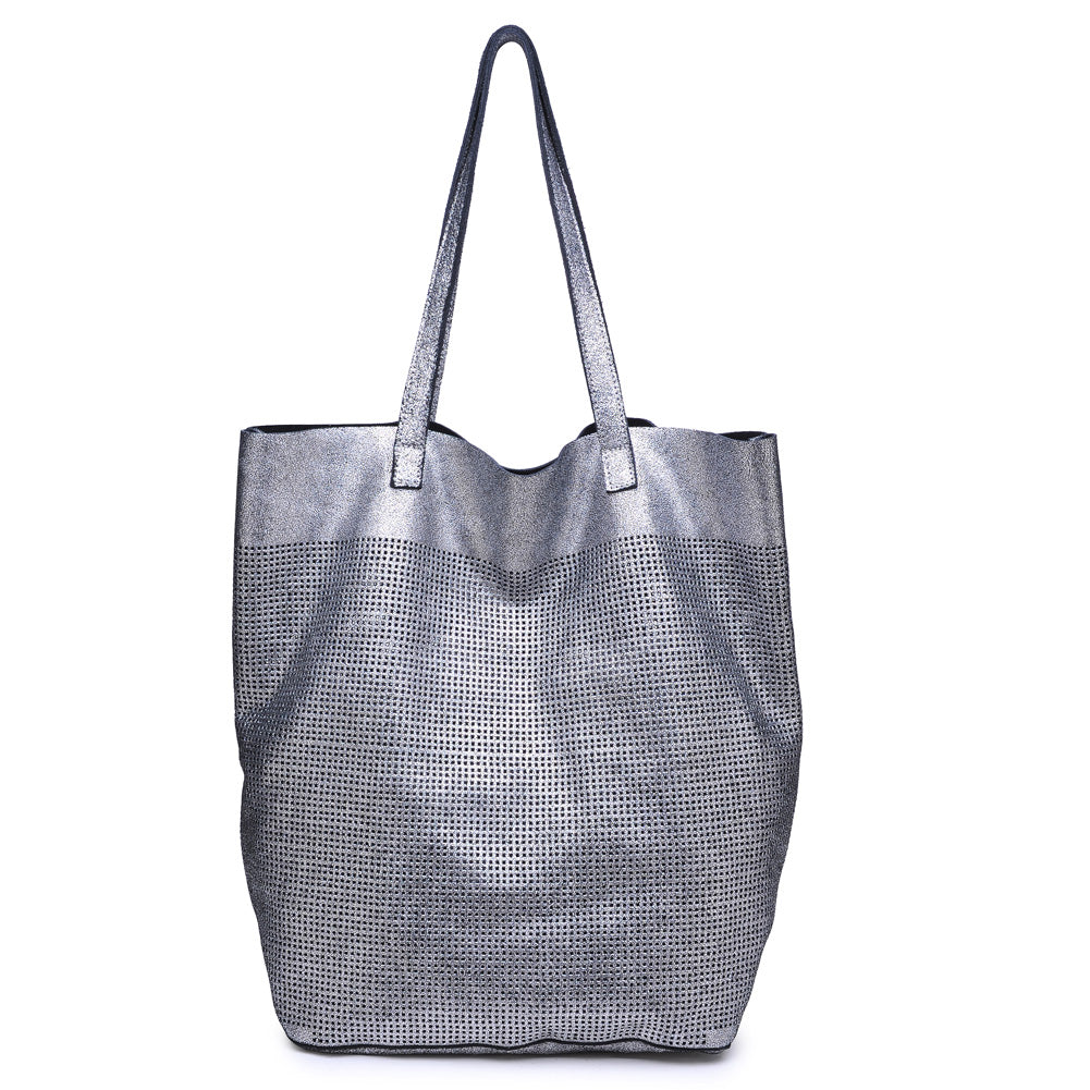 Product Image of Moda Luxe Stella Tote 842017108399 View 5 | Pewter