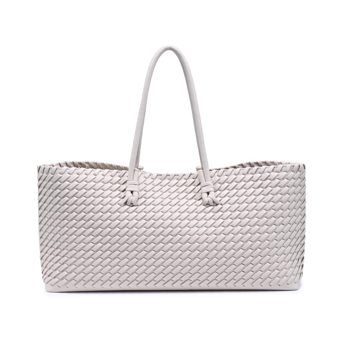 Woman wearing Cream Moda Luxe Nola Tote 842017140887 View 5 | Cream