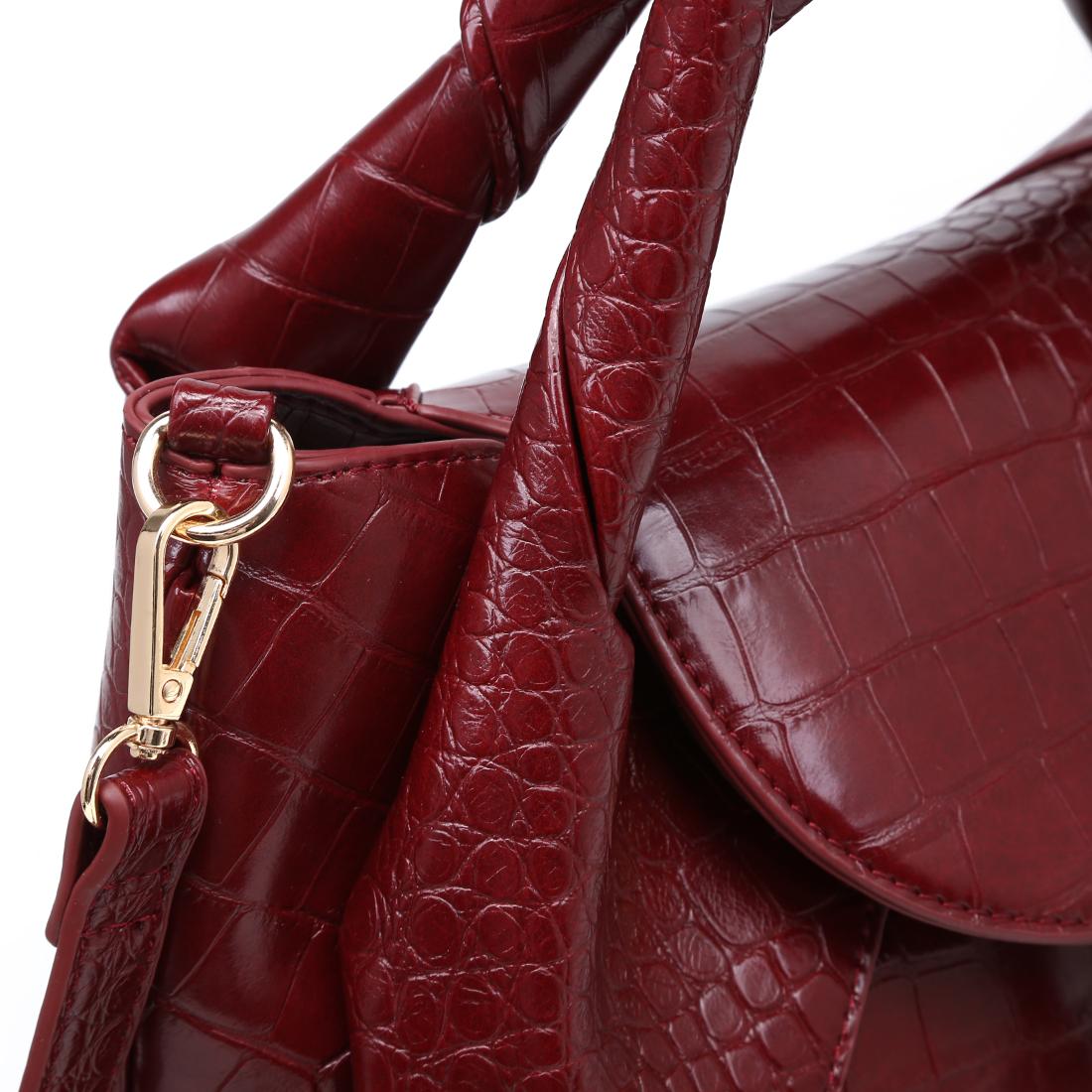 Moda Luxe Amaya Satchel 842017142553 View 8 | Burgundy