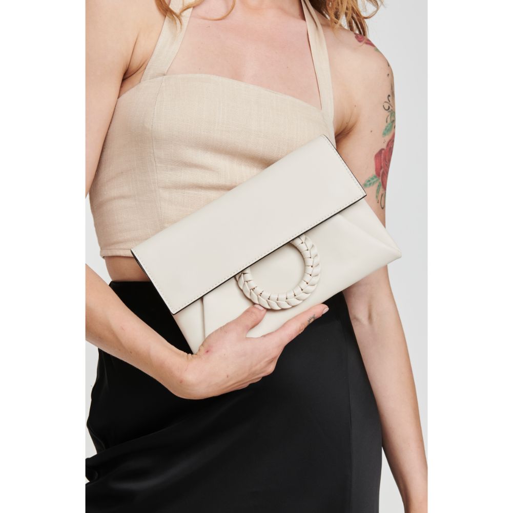 Woman wearing Cream Moda Luxe Harper Crossbody 842017124610 View 1 | Cream