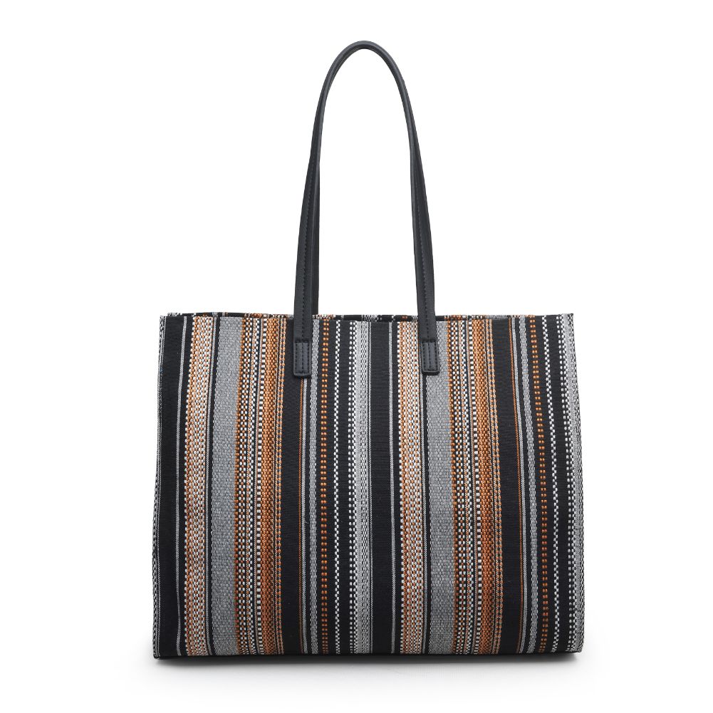 Product Image of Moda Luxe Jillian Tote 842017125532 View 5 | Black Multi