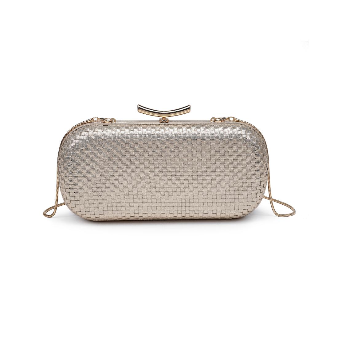Product Image of Moda Luxe Victoria Evening Bag 842017139461 View 7 | Gold