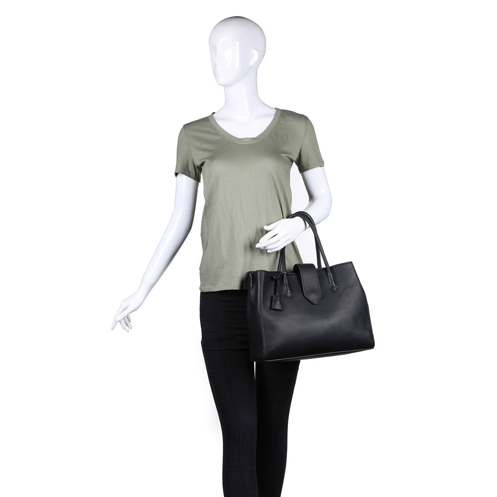 Product Image of Moda Luxe Venessa Tote 842017115960 View 5 | Black