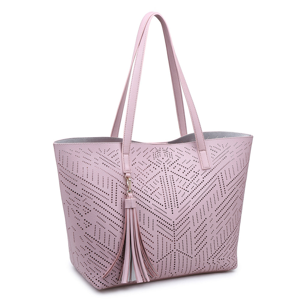Product Image of Moda Luxe Wanderlust Tote 842017110965 View 2 | Blush
