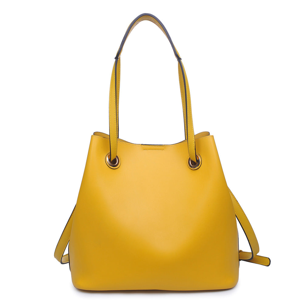 Product Image of Moda Luxe Clara Tote 842017111832 View 3 | Mustard
