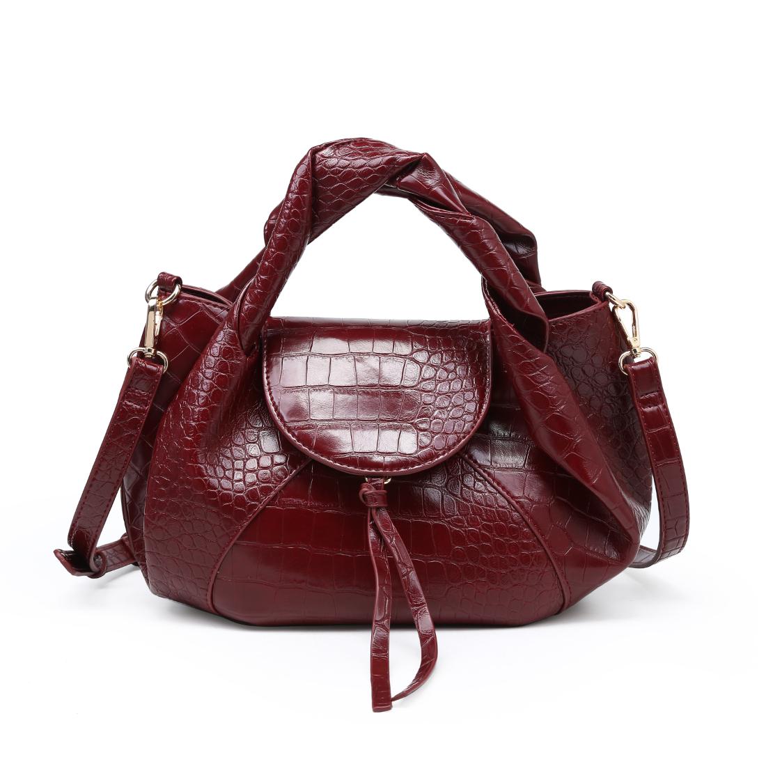 Moda Luxe Amaya Satchel 842017142553 View 5 | Burgundy