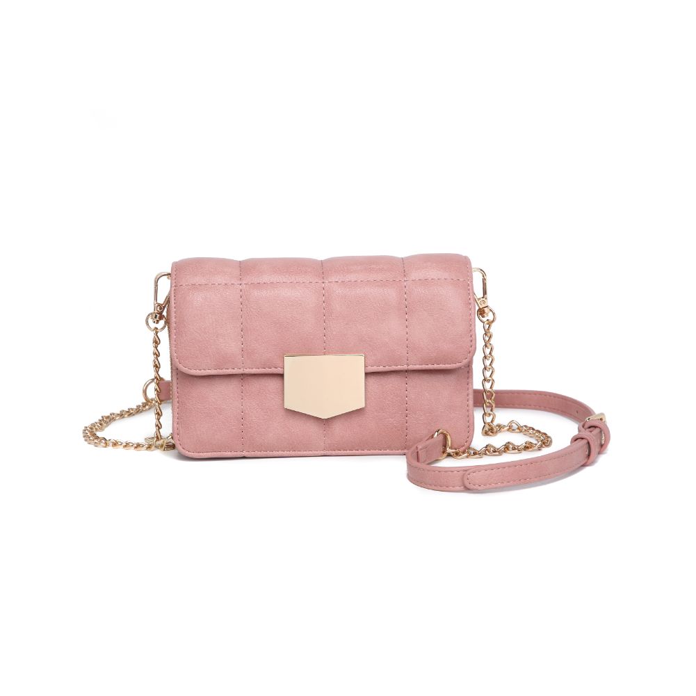Woman wearing Blush Moda Luxe Alina Crossbody 842017129158 View 5 | Blush