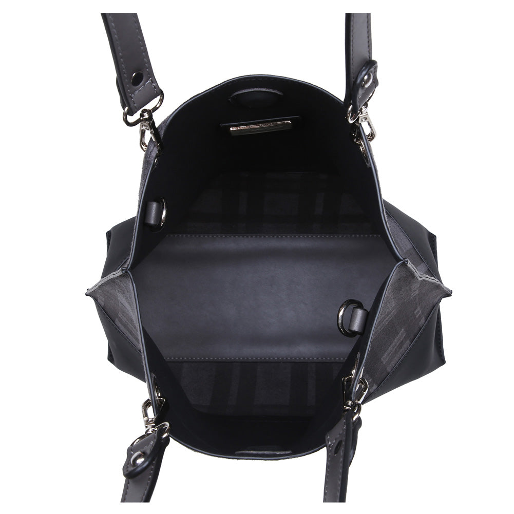 Product Image of Moda Luxe Austin Hobo 842017116394 View 8 | Charcoal
