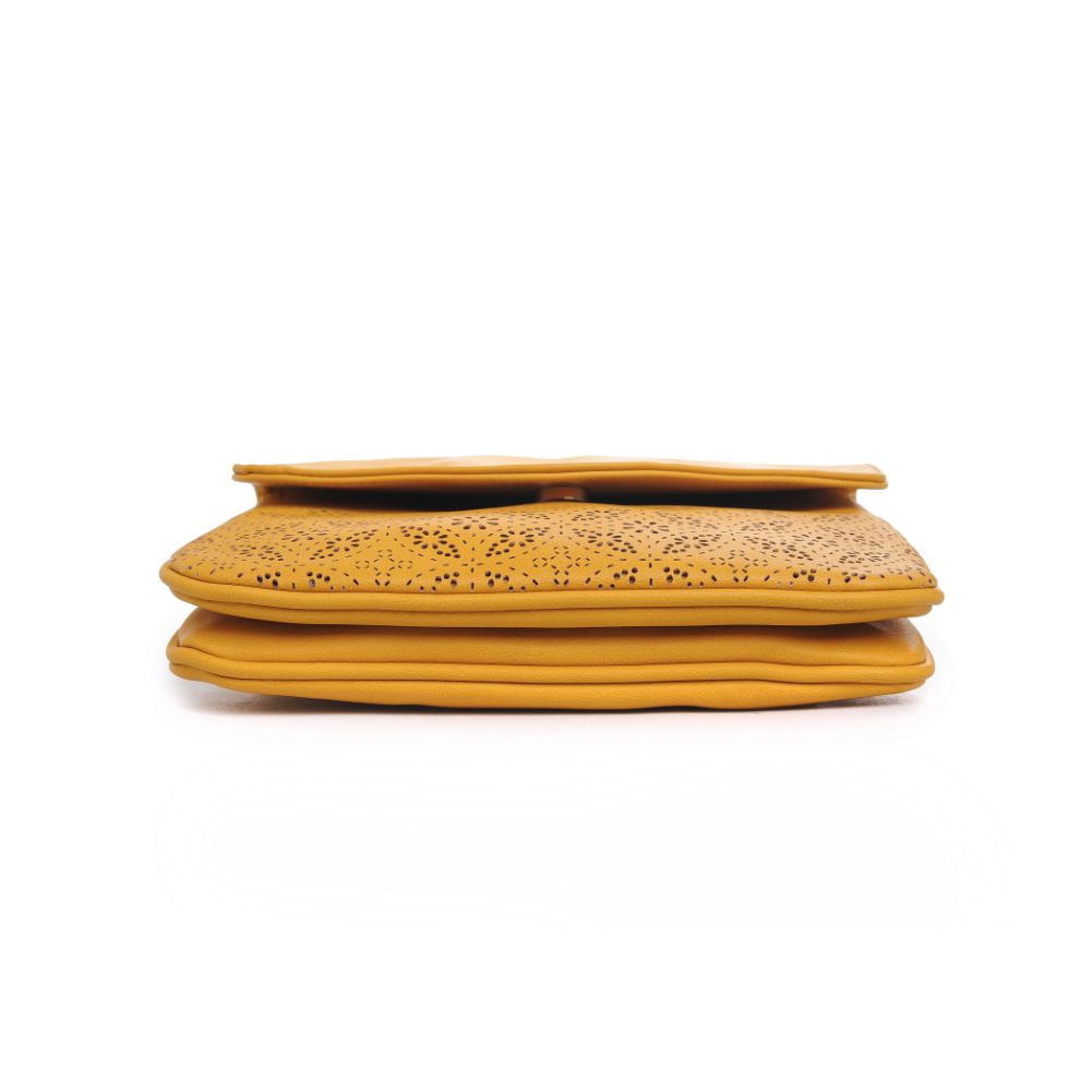 Product Image of Moda Luxe Tate-Perf Crossbody 842017111245 View 5 | Mustard