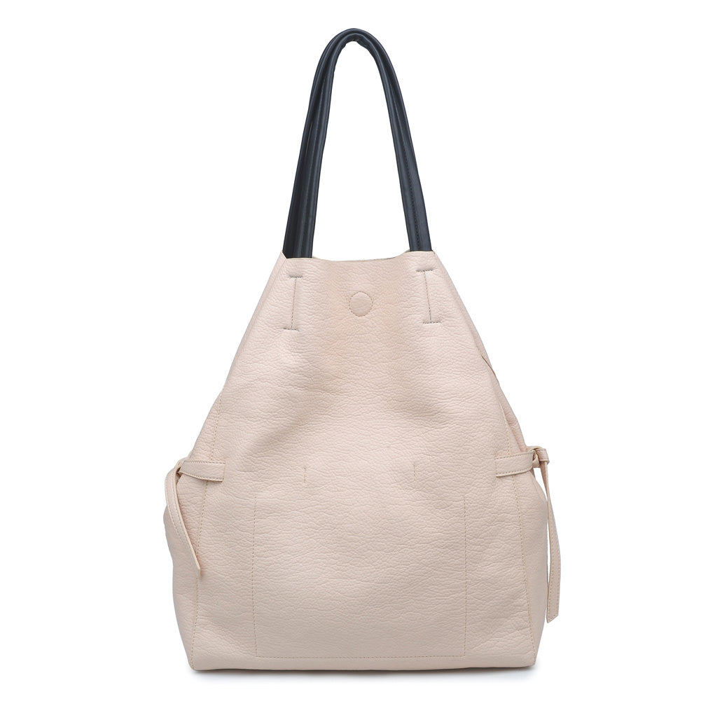 Product Image of Moda Luxe Phoenix Tote 842017111870 View 3 | Cream