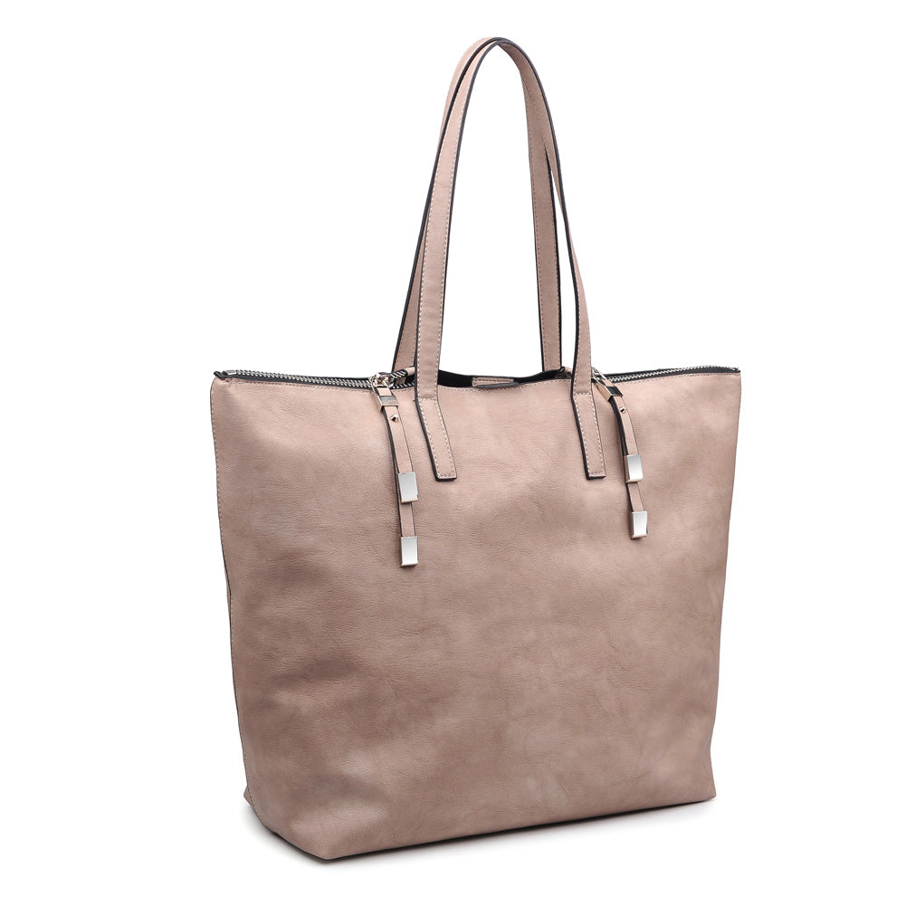 Product Image of Moda Luxe South Hampton Pebble Tote 842017117353 View 2 | Taupe