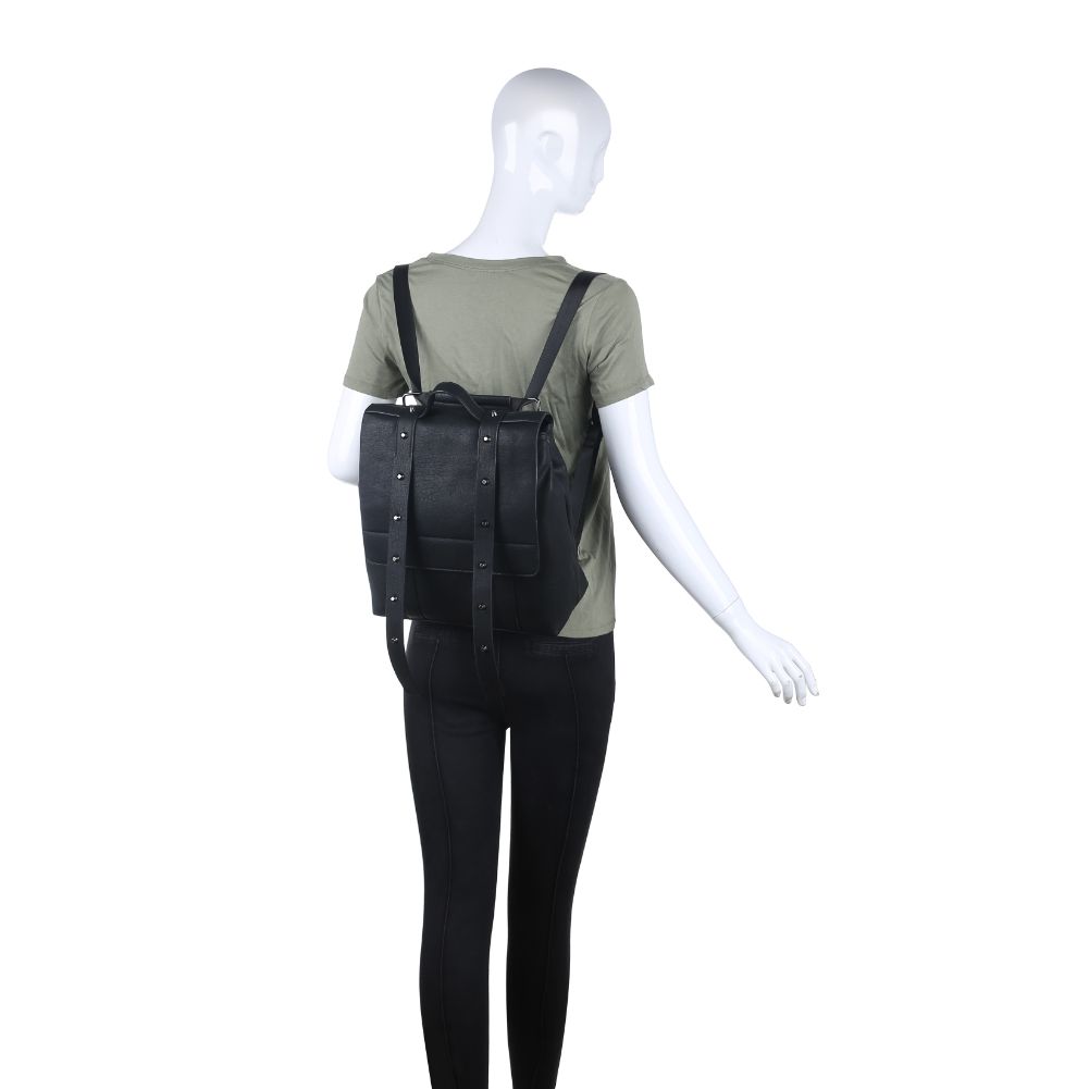 Product Image of Moda Luxe India Backpack 842017122821 View 5 | Black