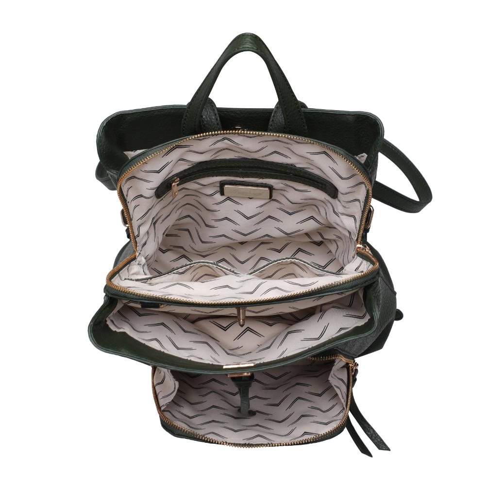 Product Image of Moda Luxe Genevieve Backpack 842017136101 View 8 | Forest